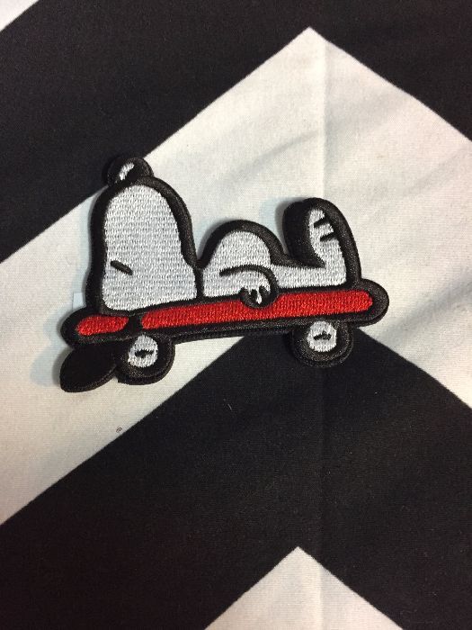 Snoopy Skateboard patch 1