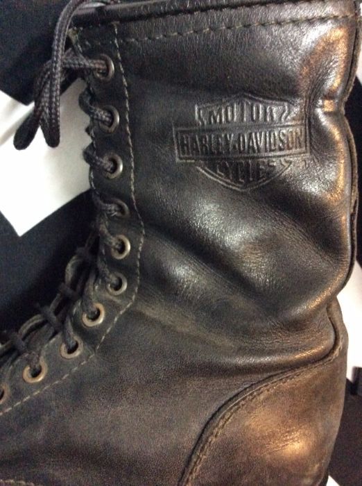 Harley Davidson Harness Boots – Oiled Leather | Boardwalk Vintage