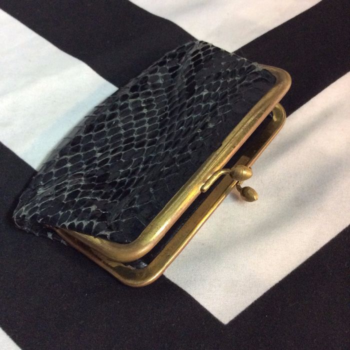 REAL SNAKE SKIN LEATHER COIN PURSE 1