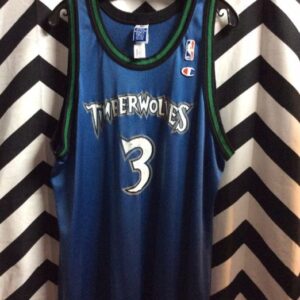 Photo detail:CHAMPION BASKETBALL JERSEY - TIMBERWOLVES - MARBURY #3