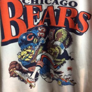 Photo detail:SWEATSHIRT CHICAGO BEARS CARTOON GRAPHIC AS-IS