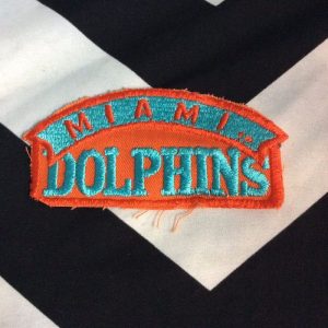 PATCH MIAMI DOLPHINS TEAL ORANGE *deadstock 1