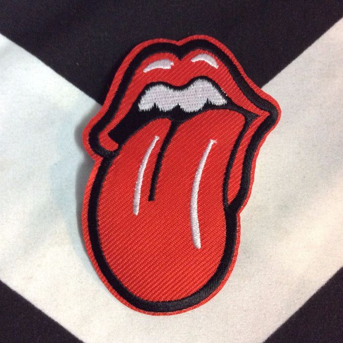 ROLLING STONES PATCH - SEXY TONGUE LOGO 1