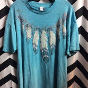 Photo detail:T SHIRT NATIVE AMERICAN FEATHERS