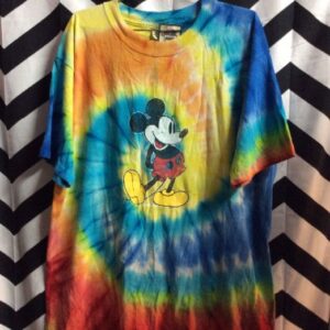 Photo detail:TIDE DYE MICKEY MOUSE TSHIRT