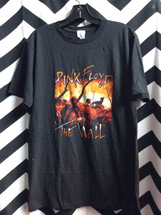 Pink Floyd T-Shirt Ufficiale 'The Wall & Logo' - Bianca, Cotone Morbido, Taglie S-XXL - Maglia Unisex