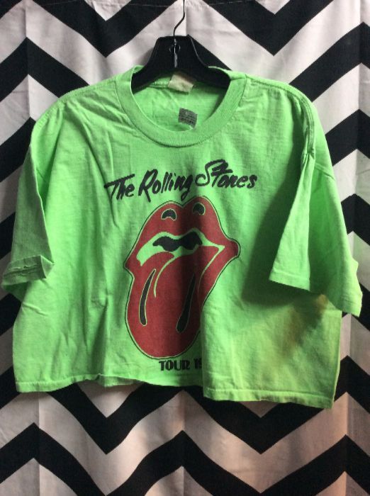 TSHIRT Cropped Rolling Stones 1981 TOUR 1
