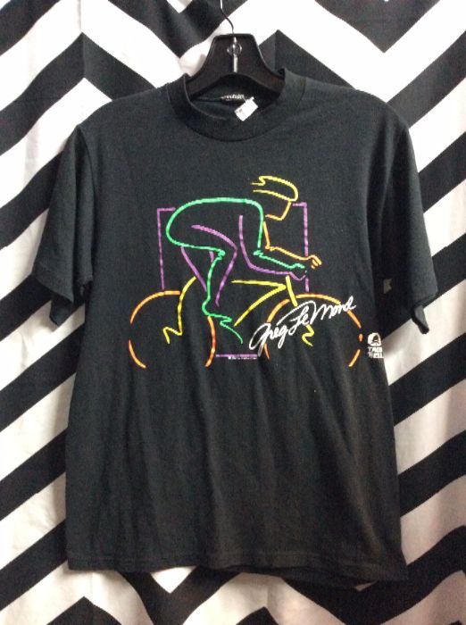 T SHIRT NEON TACO BELL BIKE 1