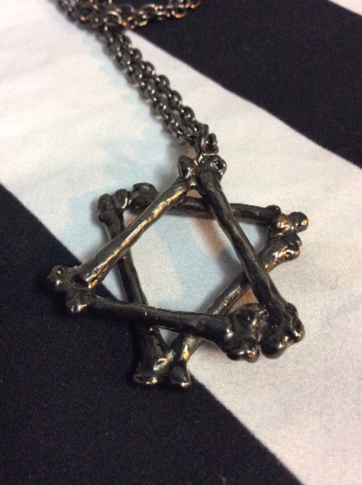 Brass Pentagram Necklace 1