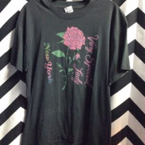 Photo detail:T-SHIRT - SOFTY - VERY SPECIAL LADY ROSE - NEW YORK