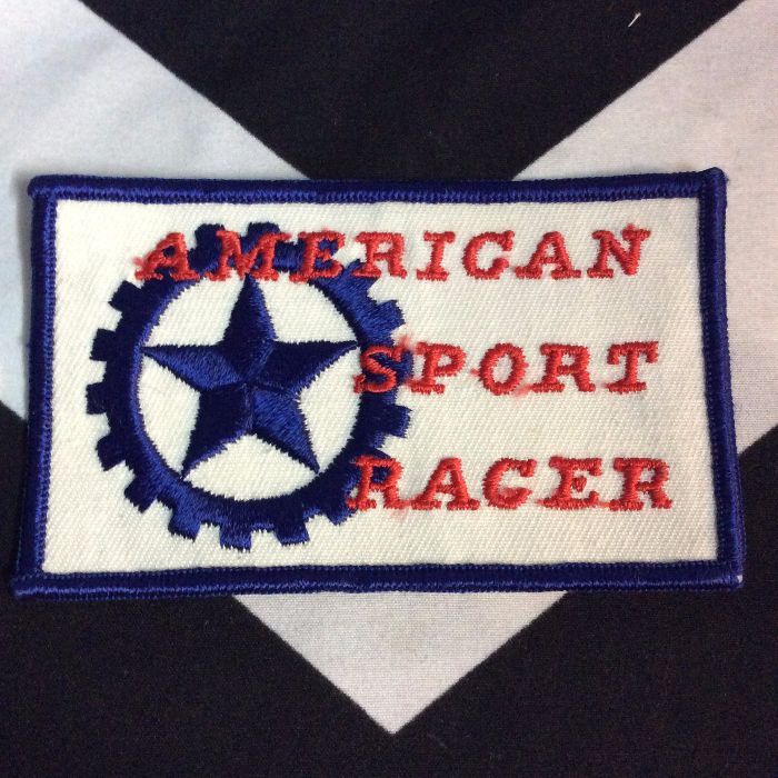 PATCH AMERICAN SPORT RACER *deadstock 1