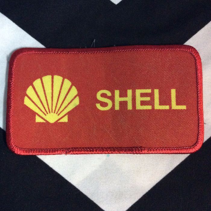 PATCH SHELL LOGO YELLOW RED *deadstock 1