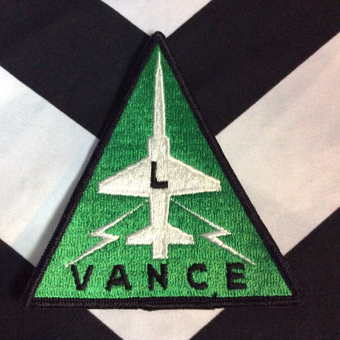 VANCE AIRFORCE JET PATCH TRIANGLE 1