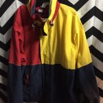 vintage tommy hilfiger color block jacket