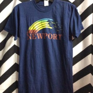 Photo detail:T-SHIRT – NEW PORT – RAINBOW & SEAGULLS DESIGN