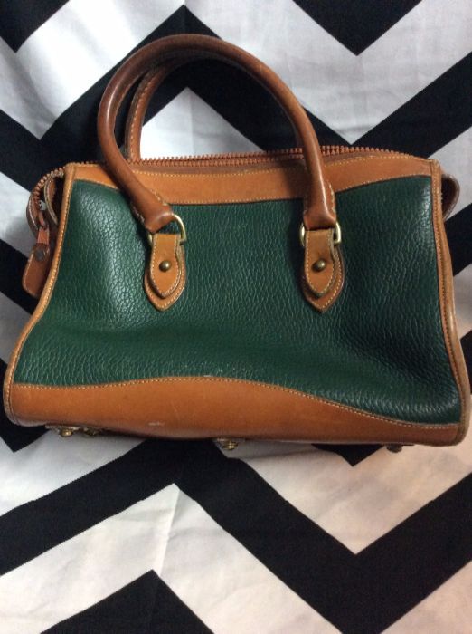 Dooney and bourke on sale green leather bag