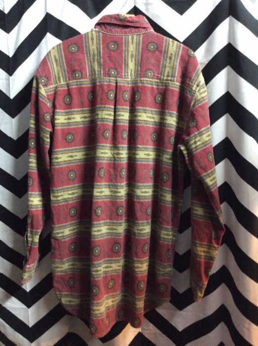 Woolrich Flannel Shirt – Aztec Pattern | Boardwalk Vintage