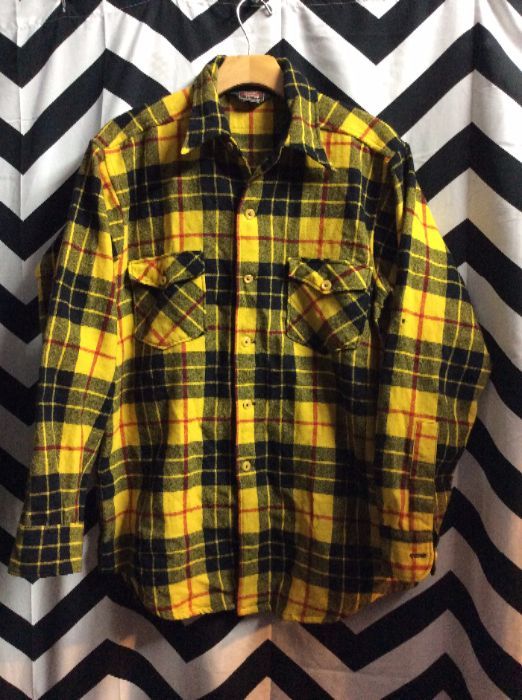 LS BD Yellow Plaid Wool w/ Yellow Buttons 4K 1