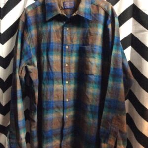 Photo detail:PENDLETON FLANNEL SHIRT - PLAID DESIGN