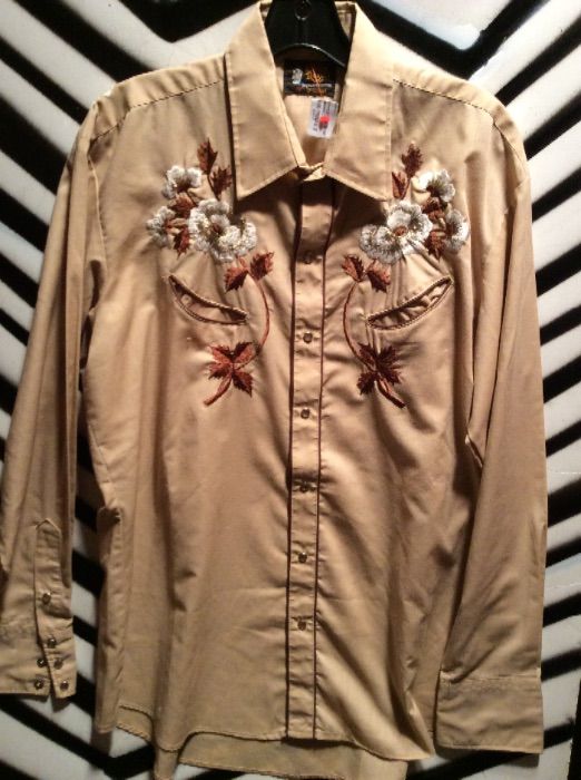 Kenny Rogers WESTERN SHIRT W/FLORAL EMBROIDERY 1