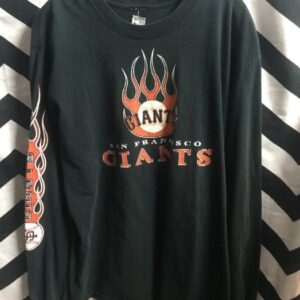 Photo detail:SF GIANTS T-SHIRT W/FLAME DESIGN