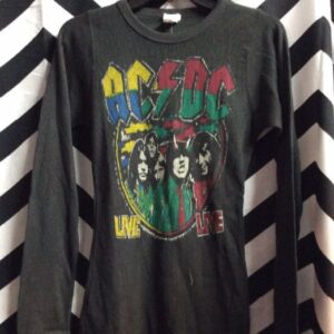 Photo detail:AC DC T-SHIRT - THERMAL - LONG SLEEVE