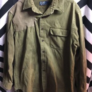 Photo detail:RALPH LAUREN HUNTING SHIRT - W/SHOULDER PATCH