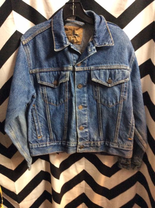 LEVIS DENIM JACKET CROPPED SMALL FIT SOFTY 1