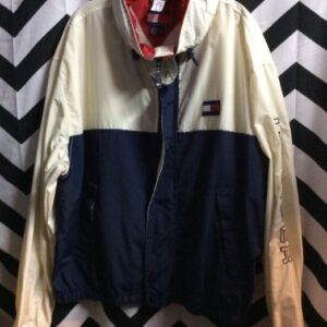 Photo detail:CLASSIC TOMMY HILFIGER JACKET -  ZIPUP - COLOR BLOCK DESIGN