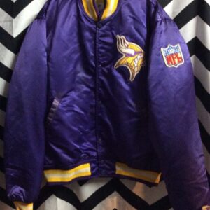 Photo detail:SATIN NFL JACKET MINNESOTA VIKINGS