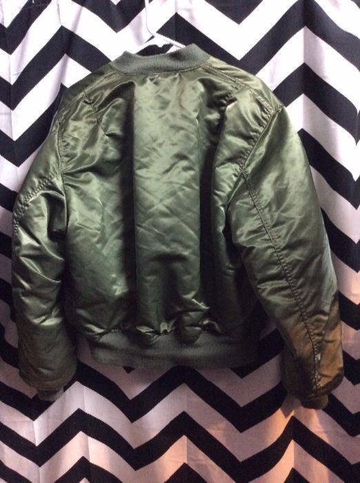 Bomber Jacket – Military – Reversible – Warbirds Of America Patch ...