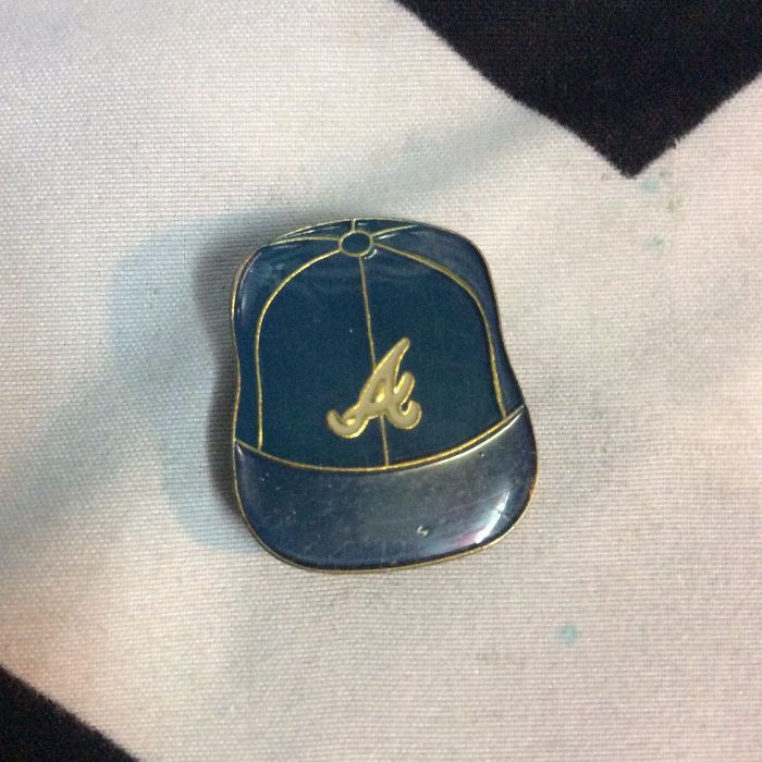 BW PIN - Retro Atlanta Braves Logo Vintage CAP 1
