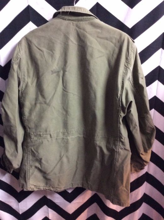 Military Jacket – Vietnam Era – Distressed Medium Fit | Boardwalk Vintage