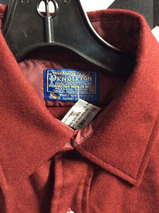 Ls Bd Solid Wool Pendleton Shirt | Boardwalk Vintage