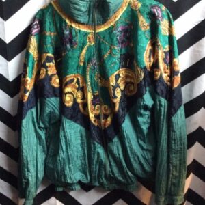 Photo detail:BAROQUE PRINT WINDBREAKER GILDING