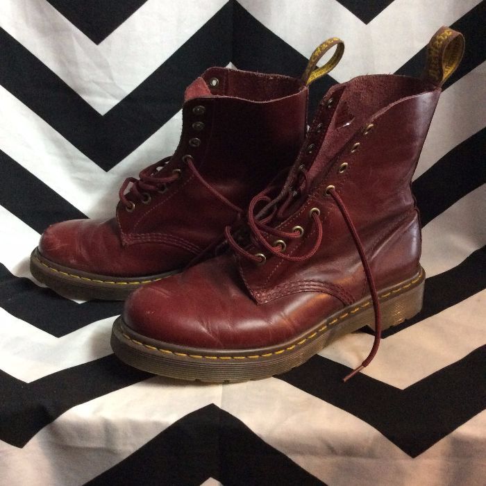 Dr Martens Boots – Leather – High Tops – Lace-up – Air Wait | Boardwalk ...