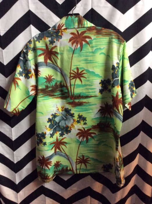 Hawaiian Shirt – Palm Tree Design | Boardwalk Vintage