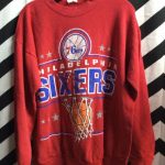 vintage sixers sweatshirt