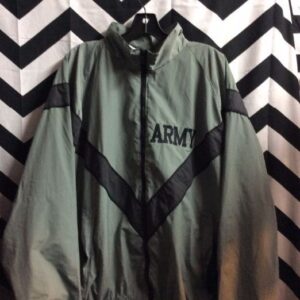 Photo detail:BOMBER JACKET/WINDBREAKER - ZIP-UP - ARMY