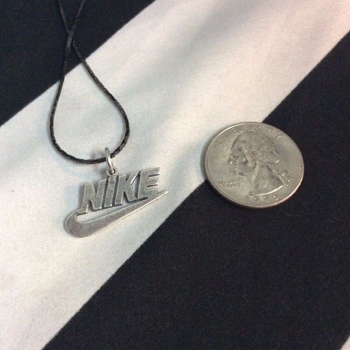 Necklace – Nike Charm Pendant W/cord