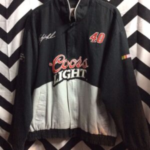 Photo detail:JACKET - COORS LIGHT - NASCAR #40  Embroidery Logo