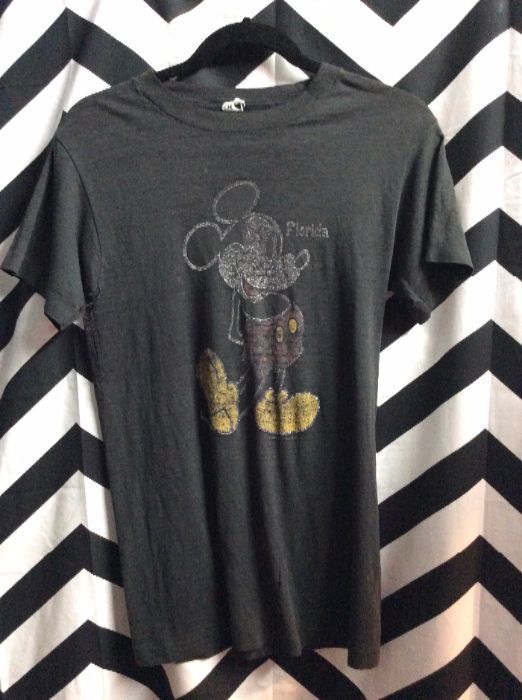 Vintage T-shirt – Mickey Mouse – Florida – Faded Logo | Boardwalk Vintage
