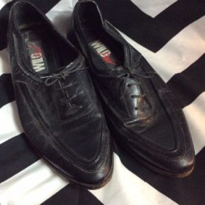 LEATHER POINTED OXFORDS 1