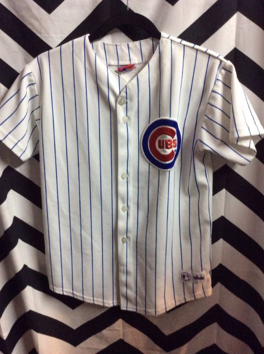 cubs striped jersey