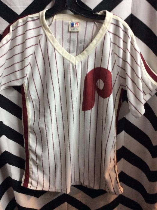Baseball Jersey – Philadelphia Phillies – Mlb – Pinstripe Design