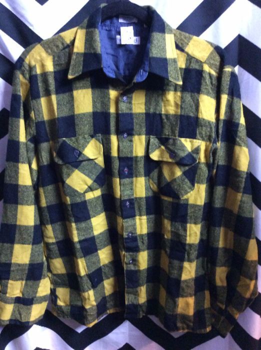 LS BD PLAID SHIRT WOOL 1