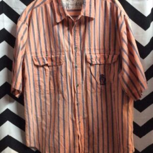 Photo detail:CLASSIC SHIRT - FADED - VERTICAL STRIPED DESIGN SS BD