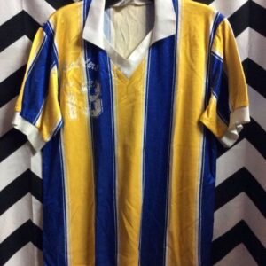 Photo detail:SPORTS JERSEY - SOCCER - COLLAR - RATTLERS #13 - VERTICAL STRIPED DESIGN