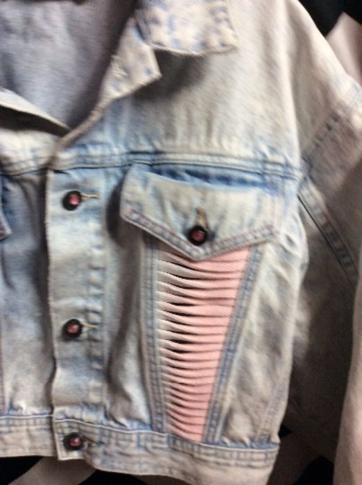 La Gear Denim Jacket – Cropped – Acid Washed | Boardwalk Vintage