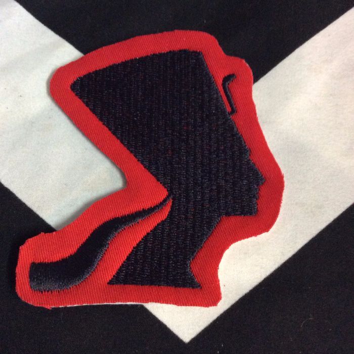 EMBROIDERED PATCH- EGYPTIAN SILHOUETTE RED 1
